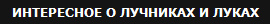 ИНТЕРЕСНОЕ О ЛУЧНИКАХ И ЛУКАХ